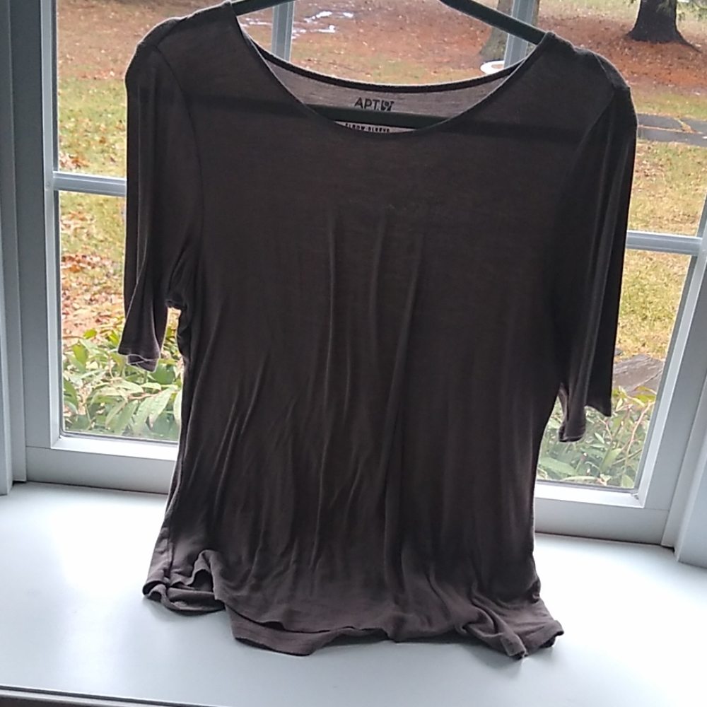 Brown shirt